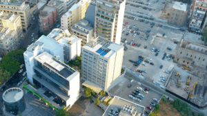 Aerial photograph of the Beirut Digital District.