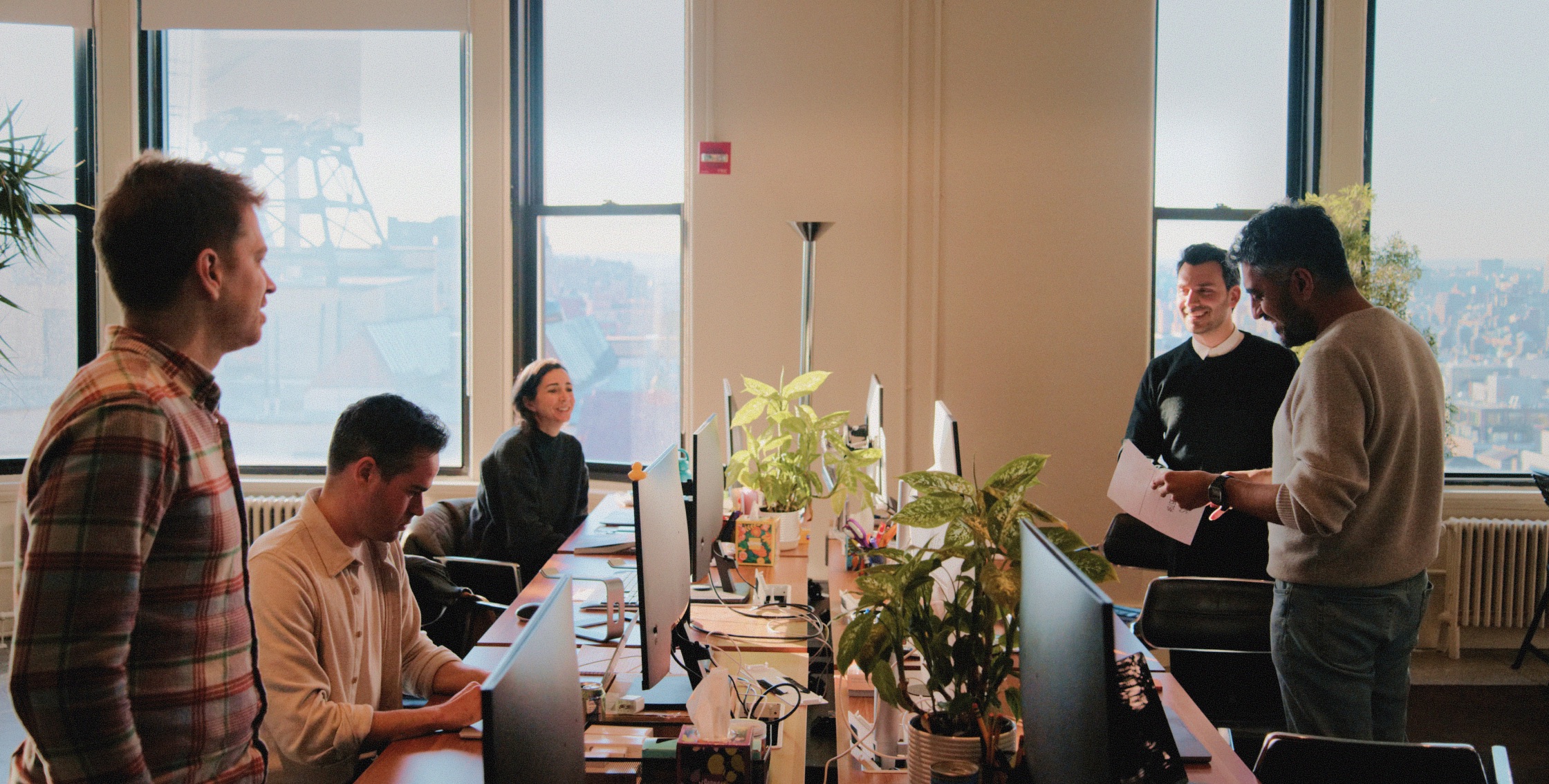 Aboard team working on a software project