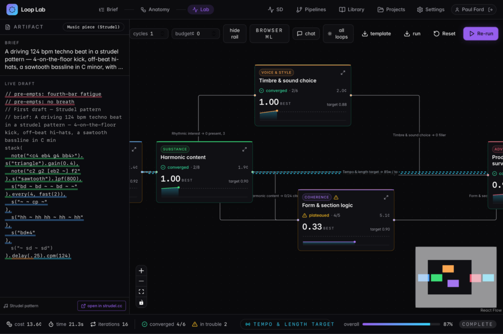 Screenshot of Loop Lab